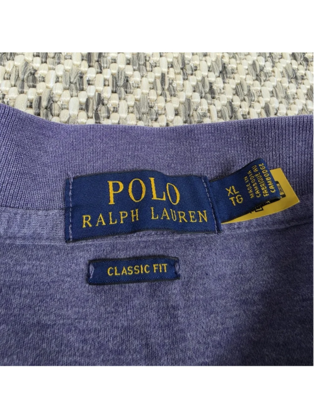 Polo Ralph Lauren Classic Fit Polo Shirt Mens XL Purple Pony Golf